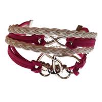 دستبند چرمی الفین مدل el02005 Elfin el02005 Leather Bracelet