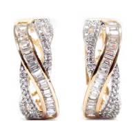 گوشواره آی جواهر طرح رولکس کد 1100258GU