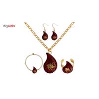 ست برنجی ماه تولد مرداد گالری هرمین کد HA05 Hermin Gallery HA05 Brass Half Set