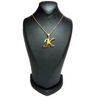 گردنبند آی جواهر طرح K کد 11426GH