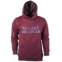 هودی زرشکی مردانه سون پی ام مدل VALAR MORGHULIS Seven PM VALAR MORGHULIS Hoodie For Men