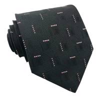 کراوات هکس ایران پهن مدل PAF-BLK- PINK LIN