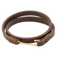 دستبند طلا 18 عیار کابوک مدل 175007 طرح قلاب ماهیگیری Kabook 175007 Gold Bracelet