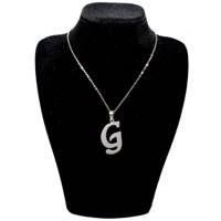 گردنبند آی جواهر طرح G کد 11107GH
