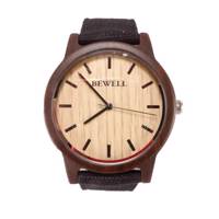 ساعت مچی چوبی عقربه ای مردانه بیول مدل RW51E Bewell RW51E Wooden Watch for Men