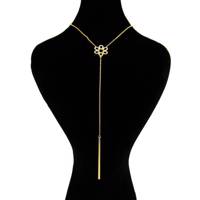 گردنبند مدل گل کد 0179