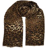 شال نخی روشا مدل Leopard کد 01
