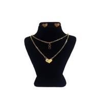 نیم ست کارینو طرح قلب k_1008