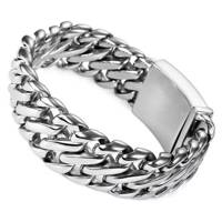 دست بند مردانه تمام استیل مدل 3SCB-1676 3SCB-1676 Bracelets For Men