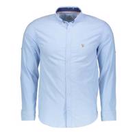 پیراهن مردانه آبی روشن افرا جام کد S01-LB