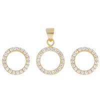 نیم ست طلا 18 عیار رزا مدل SG51 Rosa SG51 Gold Half Set