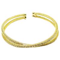 دستبند النگویی طرح سواروسکی کد KBB-035