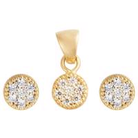 نیم ست طلا 18 عیار رزا مدل SG05 Rosa SG05 Gold Half Set