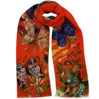 شال نخی روشا مدل Butterfly کد 03