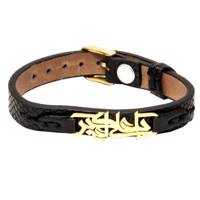 دستبند چرمی چرم هو مدل H00-009 Hoo Leather H00-009 Leather Bracelet