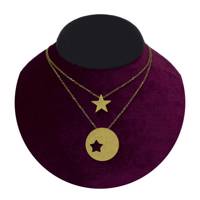 گردنبند طلا 18 عیار جواهری سون مدل 1923 Seven Jewelry C1923 Gold Necklaces