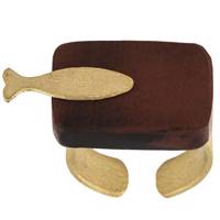 انگشتر فی بی طرح ماهی Fibi 158006 Ring