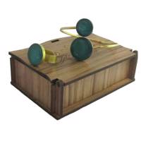 نیم ست مودی سف همراه جعبه ی چوبی مشبک مدل BRASS1