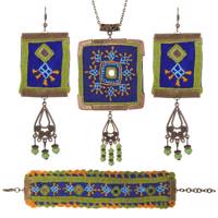 نیم ست سوزن دوزی گالری آرژه طرح چورگ مدل 00-06 Arzhe 06-00 Choorak Needlework Set