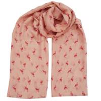 شال نخی روشا مدل Flamingo