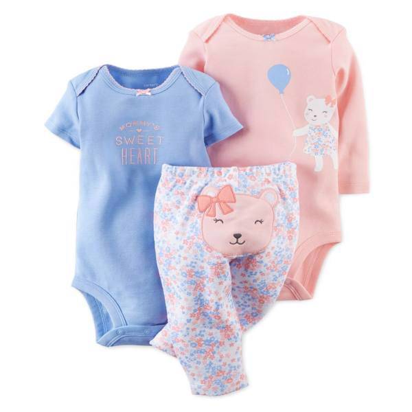 ست لباس دخترانه کارترز مدل 432، Carters 432 Girl Clothing Set