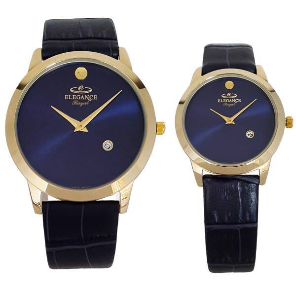 ساعت ست مردانه و زنانه الگانس رویال مدل ER3060-Blue، Elegance Royal ER3060-Blue Watch set