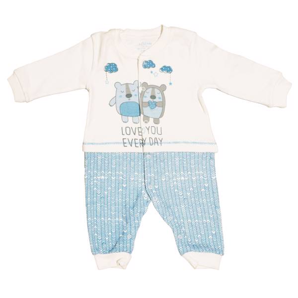 لباس سرهمی عزیز به به مدل 6455، Azizi Bebe 6455 Patch Clothes