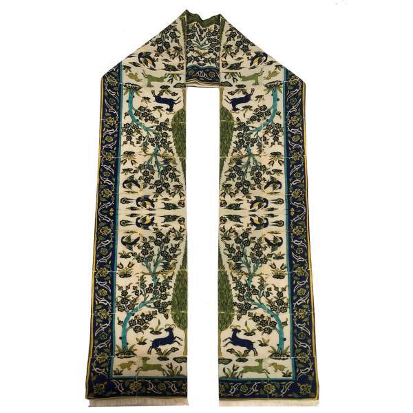 دستمال و شال گردن دست دوز مردانه مهر آراد مدل S10، Mehr Arad S10 HandMade Shawl For Men