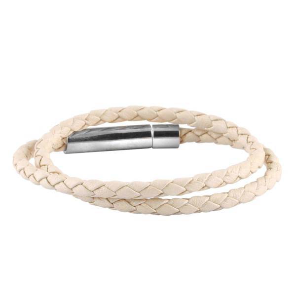 دستبند چرمی آتیس کد I900SHSLV، Atiss I900SHSLV Leather Bracelet