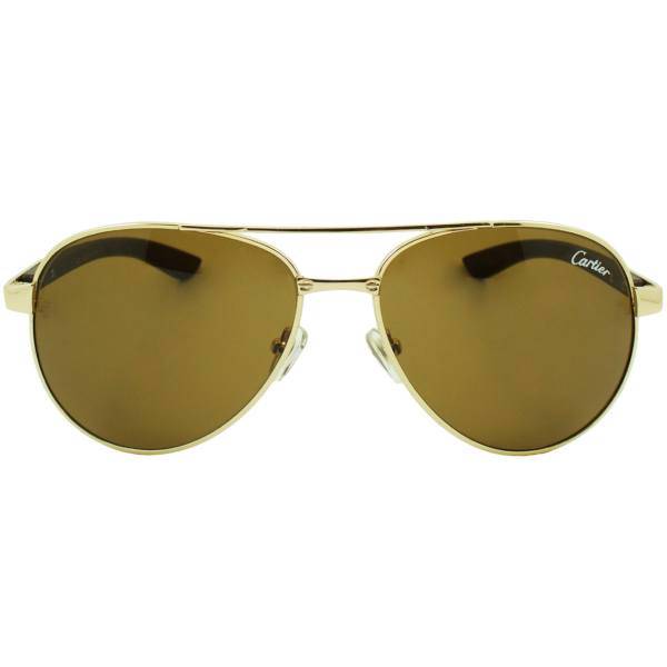 عینک آفتابی طرح کارتیه مدل T8000259 Pure Brown