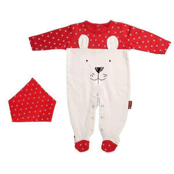 ست لباس دخترانه آدمک مدل 130201، Adamak 130201 Baby Girl Clothing Set