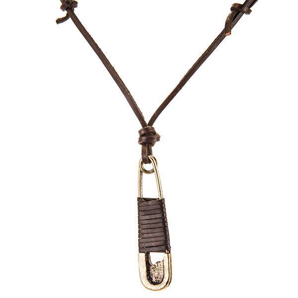 گردنبند چرمی میو مدل N155، Mio N155 Leather Necklace