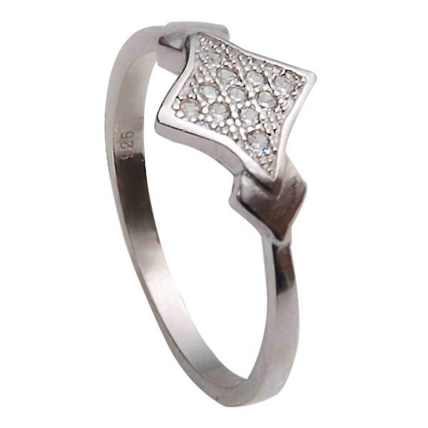 انگشتر نقره شهر جواهر مدل SJ-SR048، Shahrejavaher SJ-SR048 Silver Ring