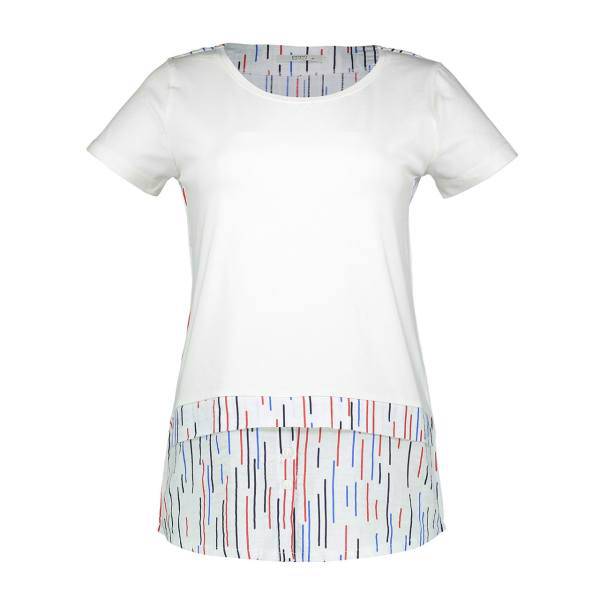 تی شرت آستین کوتاه زنانه پوپوگروپ مدل 21088، Popo Group 21088 Short Sleeve T-Shirt For women