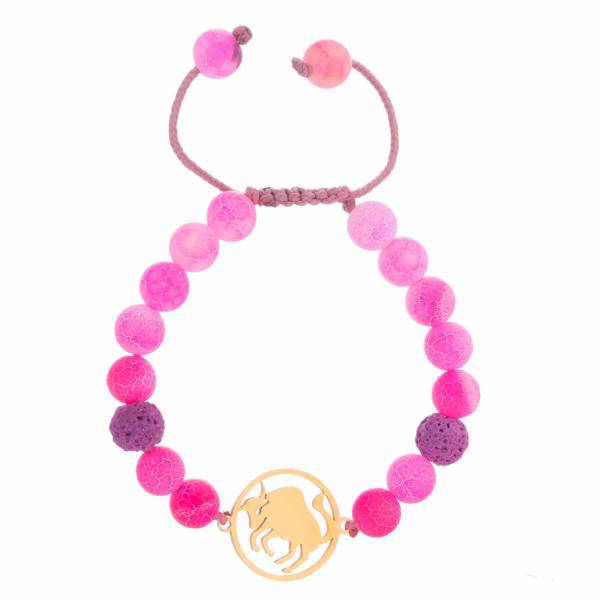 دستبند نوژین مدل اردیبهشت صورتی، Nojin Pink Ordibehesht Bracelet