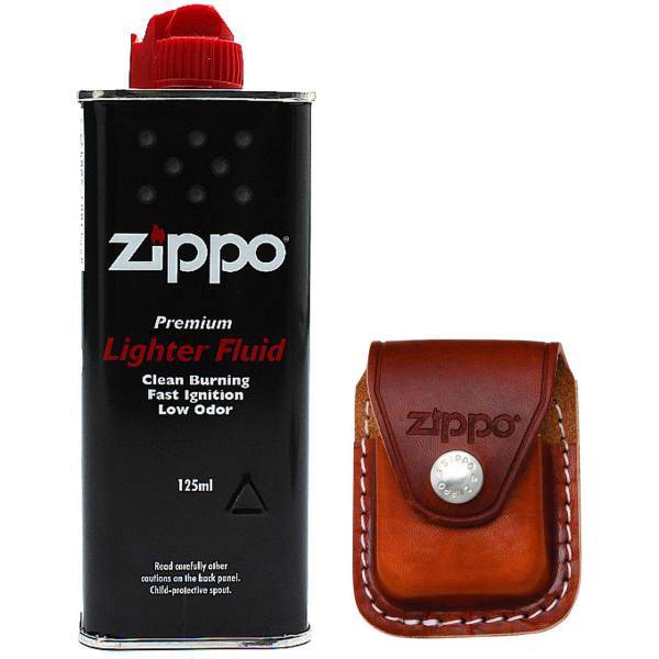 ست کیف فندک و بنزین زیپو مدل LPCBK 000001، Zippo LPCBK 000001 Bag With Fuel Set