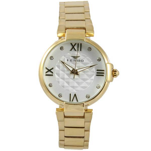 ساعت مچی عقربه ای زنانه فرو مدل F61595-610-B2، FERRO F61595-610-B2 Watch for Woman