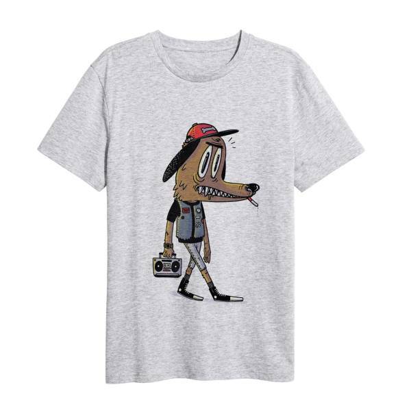 تی شرت ماسادیزان مدل سگ رنگی کد 252، Masa Design Tshirt Color Dog 252
