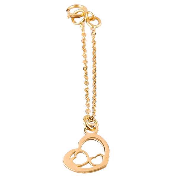 آویز ساعت طلا 18 عیار اسنوگلد کد 15002، Snow Gold 15002 Gold Watch Pendant