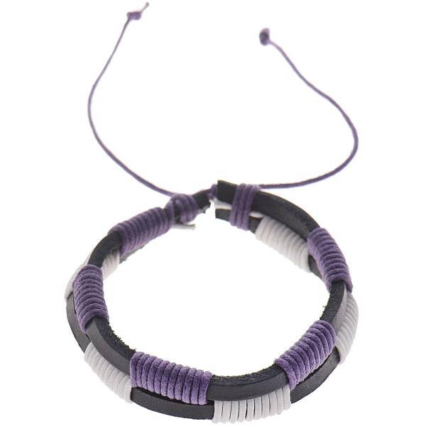 دستبند چرمی جی دبلیو ال مدل B15137، JWL B15137 Bracelets