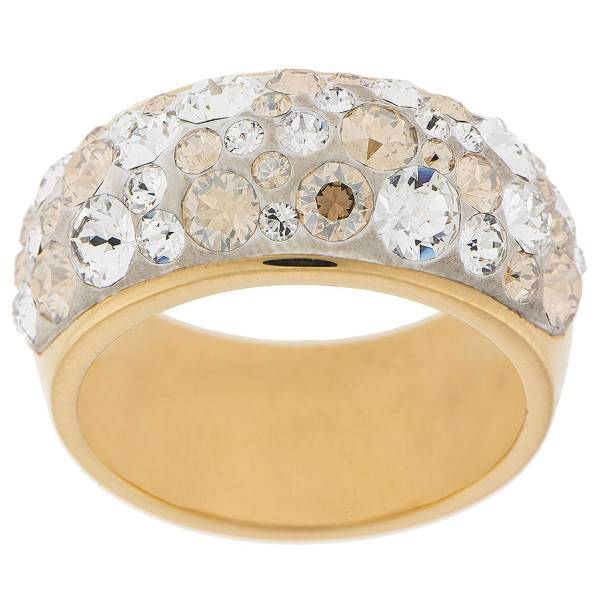 انگشتر الیور وبر مدل Chic Gold Crystal 41112GM، Oliver Weber Chic Gold Crystal 41112GM Ring