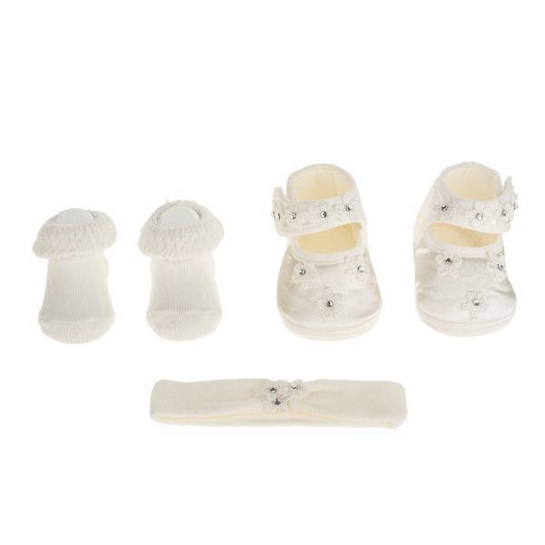 ست هدبند و جوراب نوزادی یومسه مدل 4034، Yumese 4034 Baby Headband And Socks Set