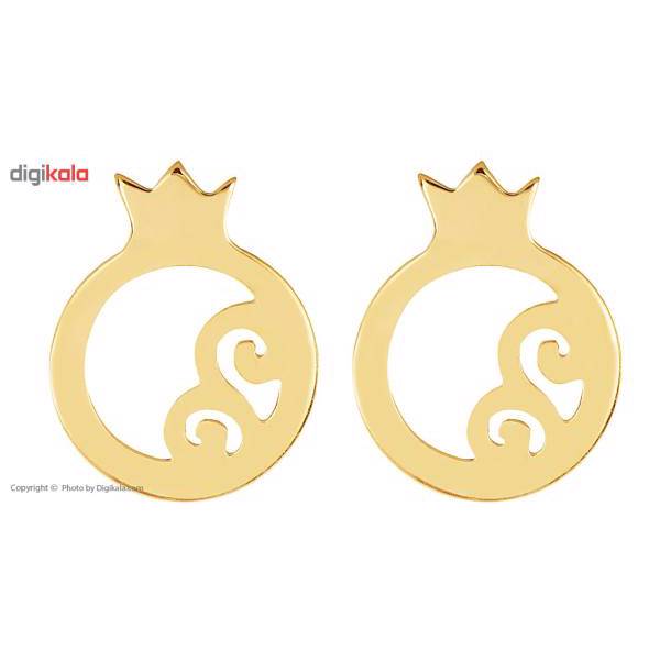 گوشواره طلا 18 عیار پندار گلد مدل GM13، Pendar Gold GM13 Gold Earing