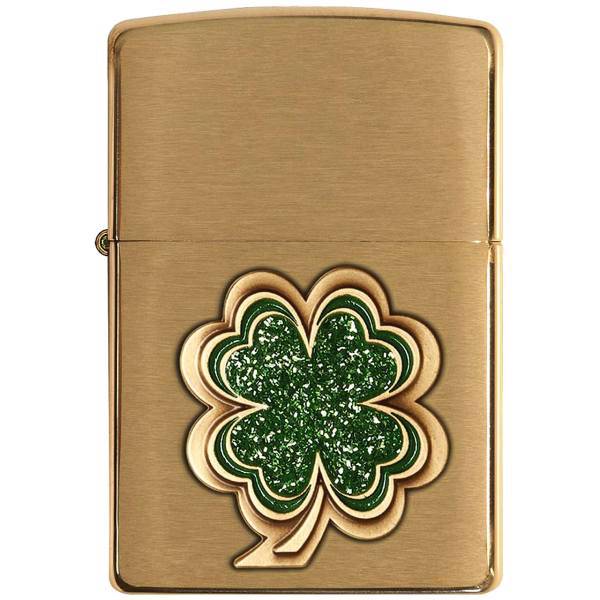 فندک زیپو مدل Shamrock کد 28806، Zippo Shamrock 28806 Lighter