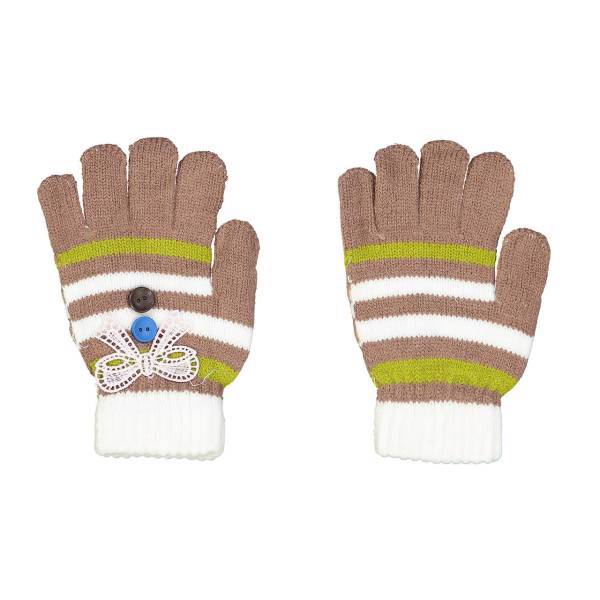 دستکش دخترانه پی جامه مدل 3-301 مناسب برای 4 تا 7 سال، Pyjama 301-3 Gloves For Girls