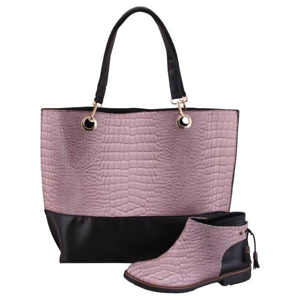 ست کیف و کفش زنانه دوک مدل 59-01363-1065، Duk 1065-01363-59 Bag And Shoes Set For Women