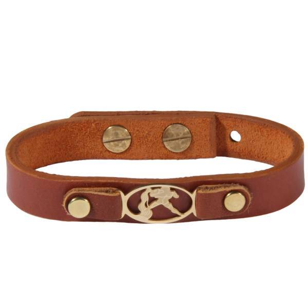 دستبند چرمی دوک طرح بهمن مدل 6-702، Duk Bahman 702-6 Leather Bracelet