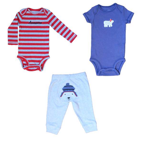 ست لباس پسرانه کارترز مدل 533، Carters 533 Boy Clothing Set