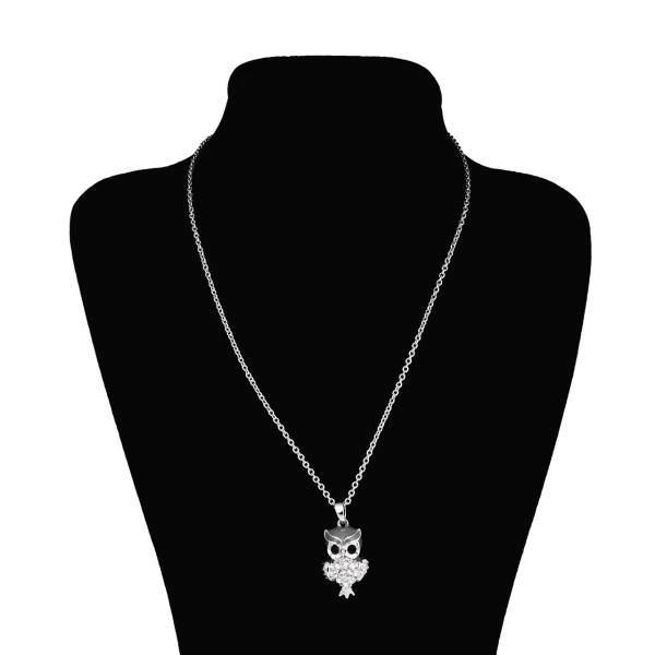 گردنبند الیور وبر مدل Owl Rhod grey 11297، Oliver Weber Owl Rhod grey 11297 Necklace