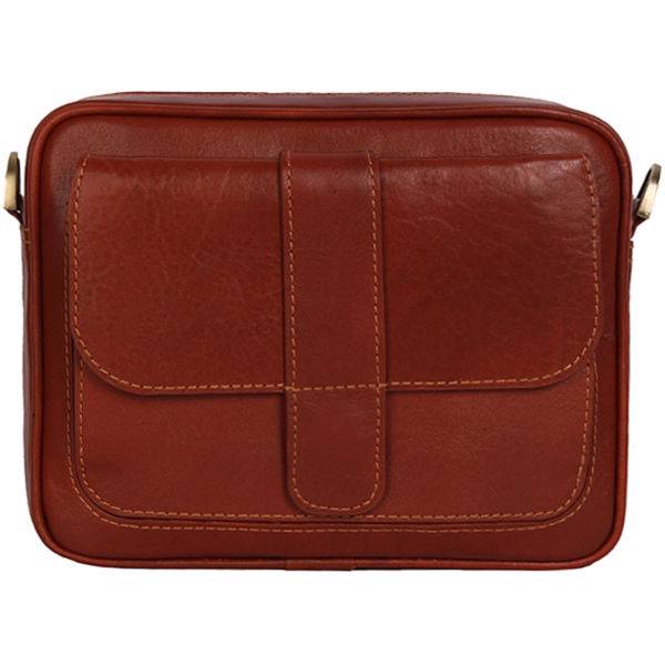 کیف دوشی رویال چرم کد W6-Brown